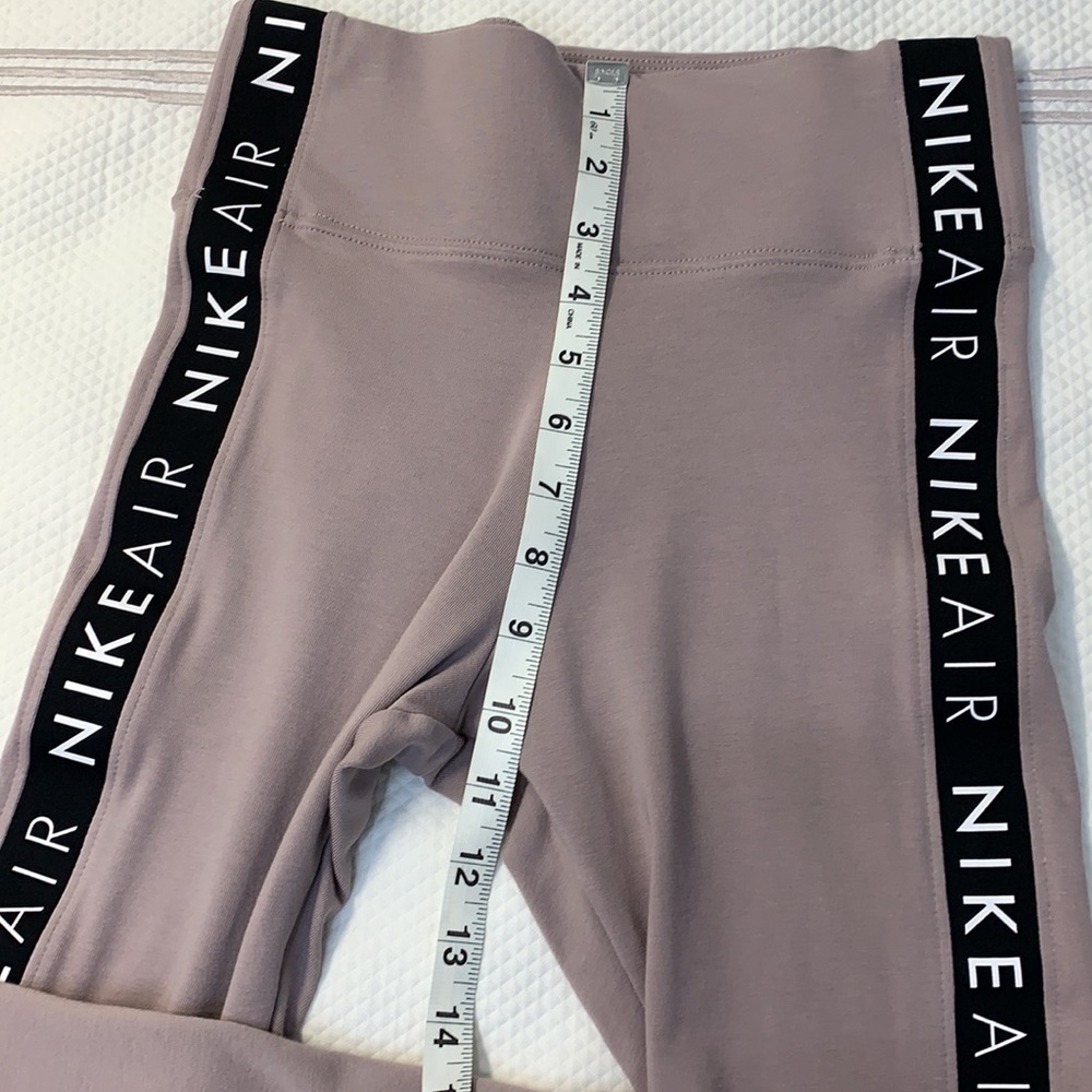 Nike Air leggings elastic stripes taupe size small - Picture 7 of 8